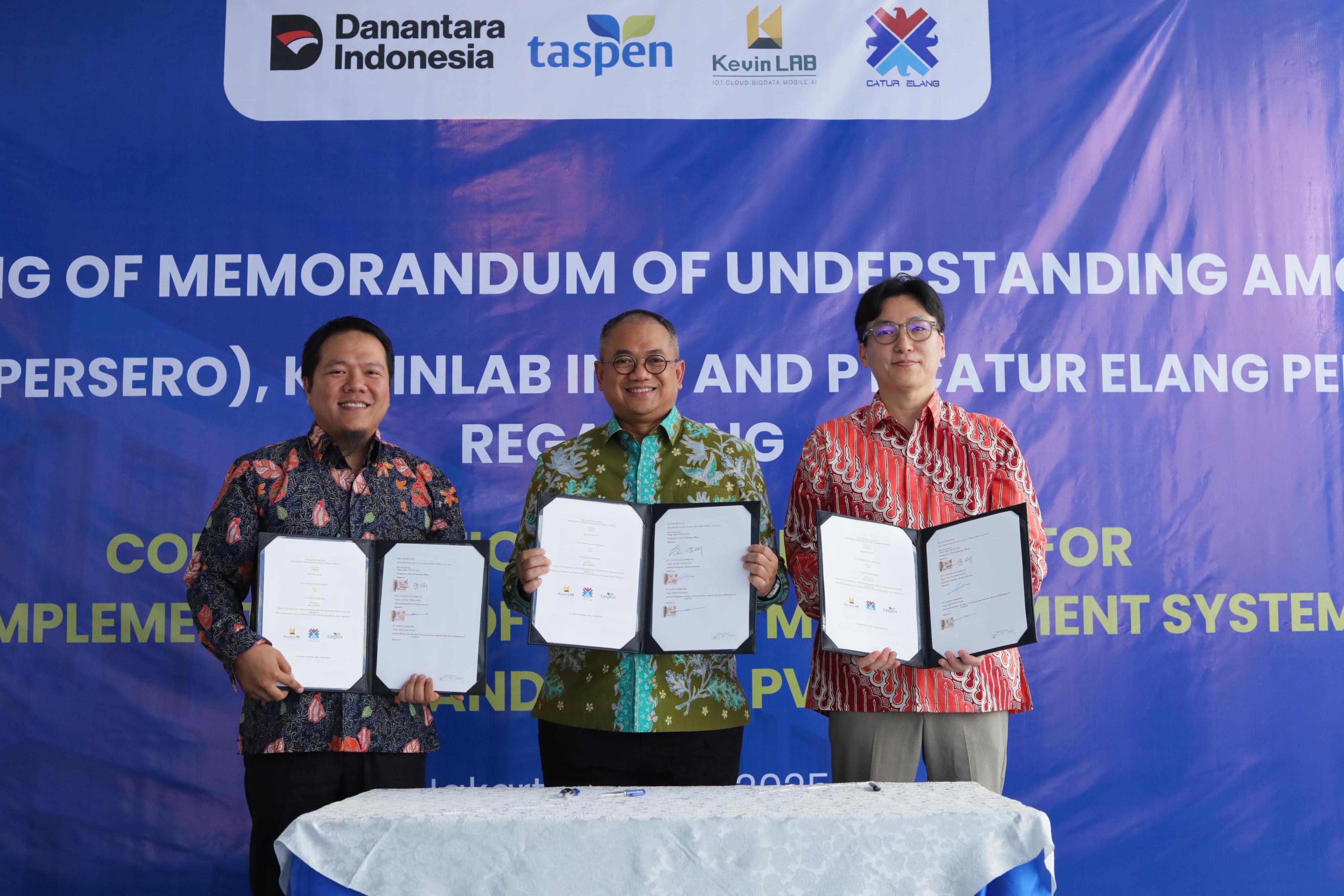 Menuju Net Zero Emission BUMN, TASPEN Dukung Inisiatif Energi Hijau melalui  Nota Kesepahaman Implementasi Teknologi Surya dan Sistem Manajemen Energi