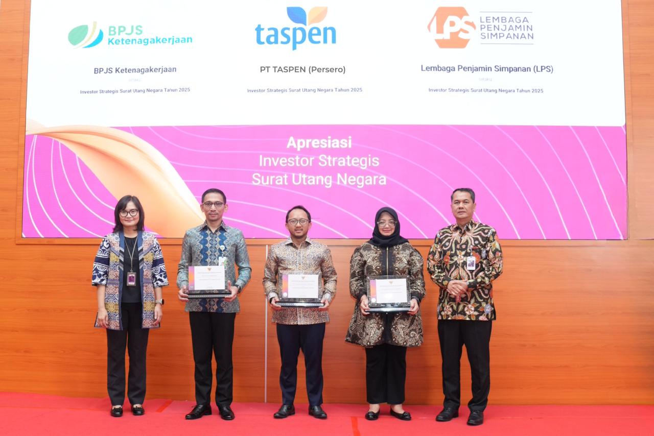 TASPEN Raih Penghargaan sebagai Investor Strategis Surat Utang Negara Tahun 2025